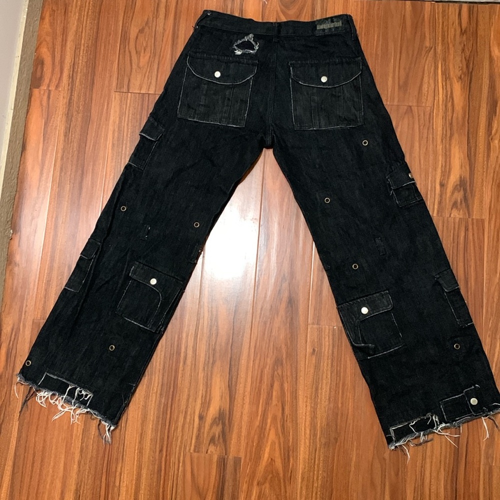 FAITPARLUI Les Demons Distressed Men’s Cargo Pants - SIZE 32x30